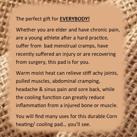 Palmetto Belle Therapeutic Corn Heating & Cooling Pads - Picture 4 of 8